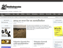 Tablet Screenshot of metallsokerposten.no